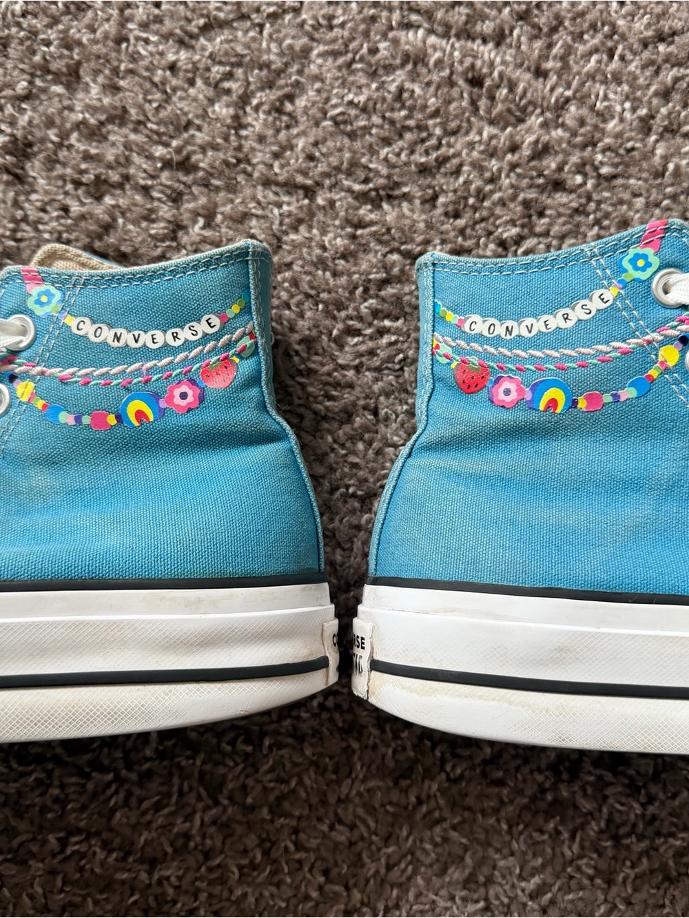 Converse Chuck Taylor Lift Platform Embroidered Bracelet High Tops 6.5 - Picture 8 of 8